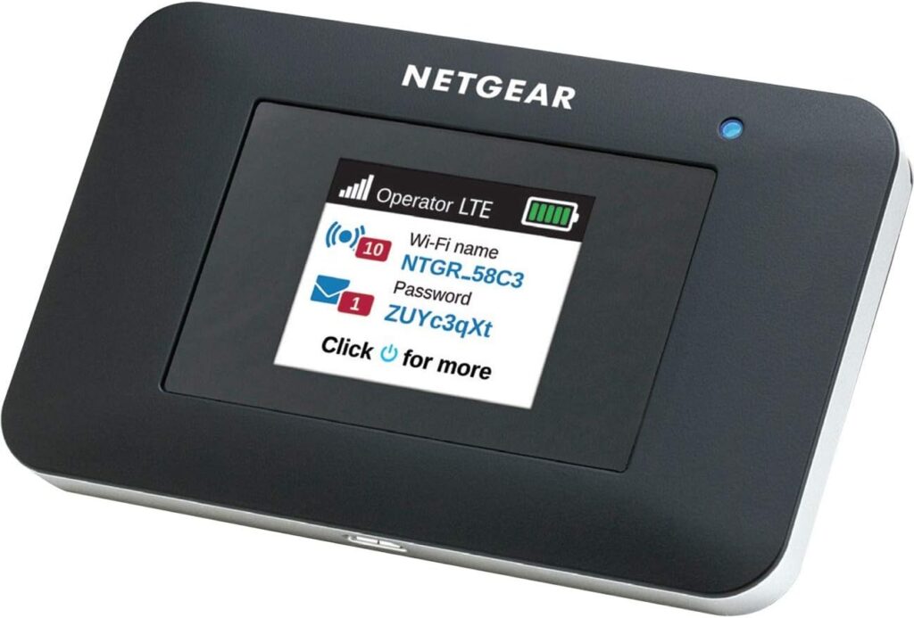 NETGEAR Mobile Wi-Fi Hotspot, 4G LTE Router AC797-100NAS